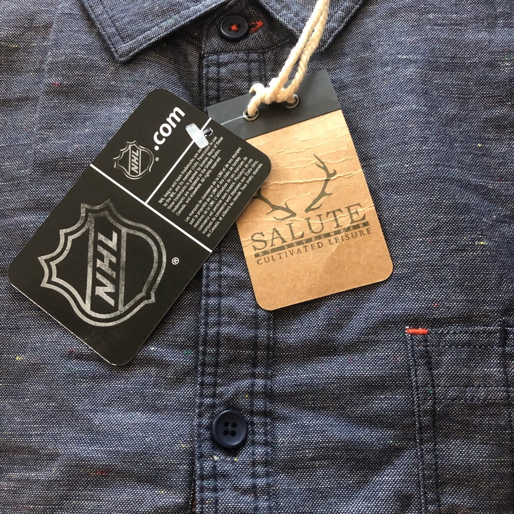 Washington Capitals Long Sleeve Button Down Shirt